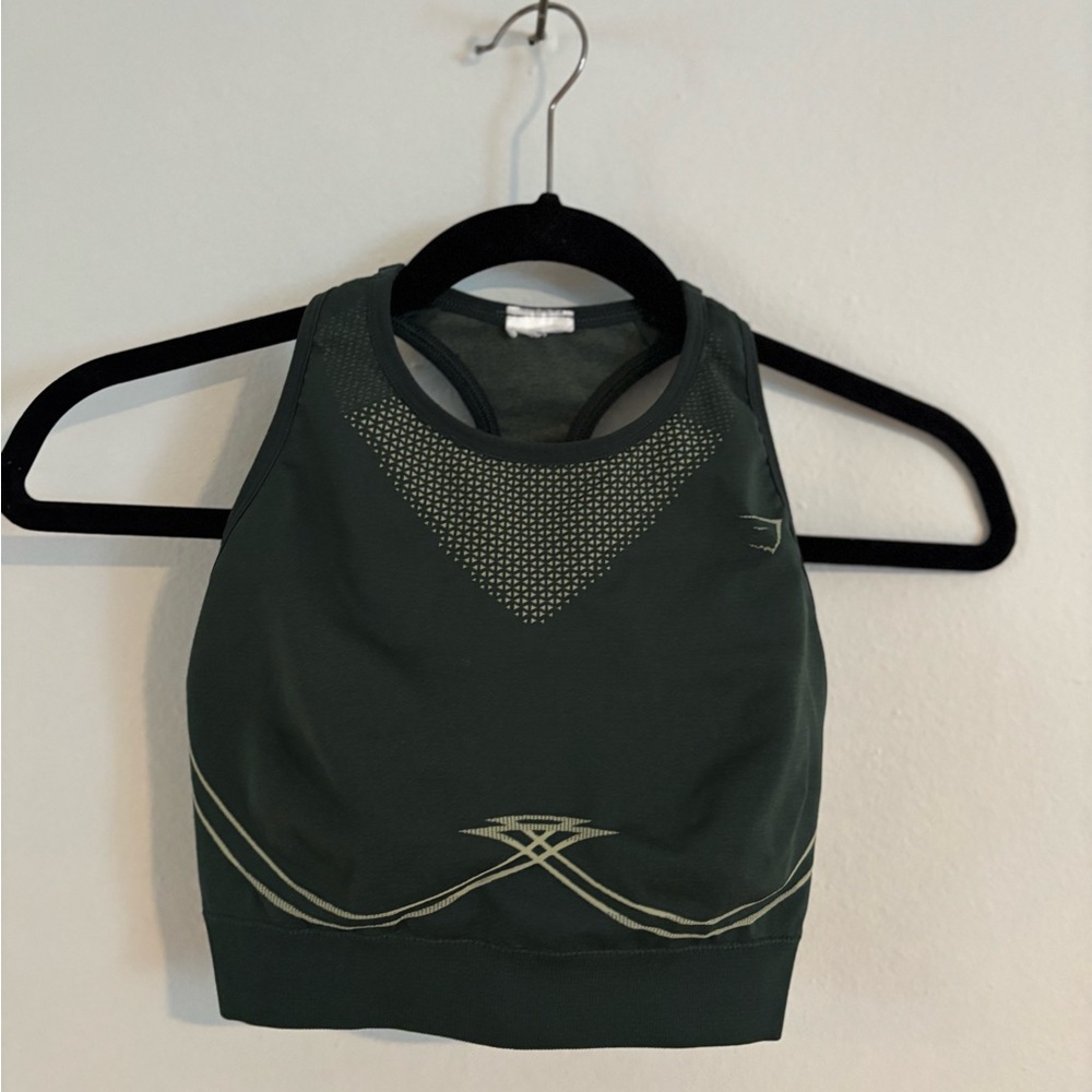 Gymshark Green Athletic Crop Top